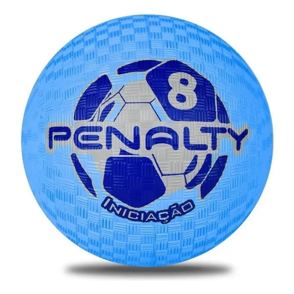 Bola Iniciação Penalty Número 8 Borracha Infantil Azul