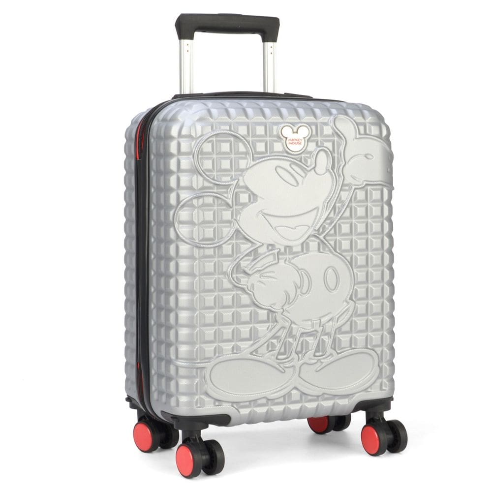 Mala De Viagem Pequena Prata Mickey Cadeado Luxcel Up4you