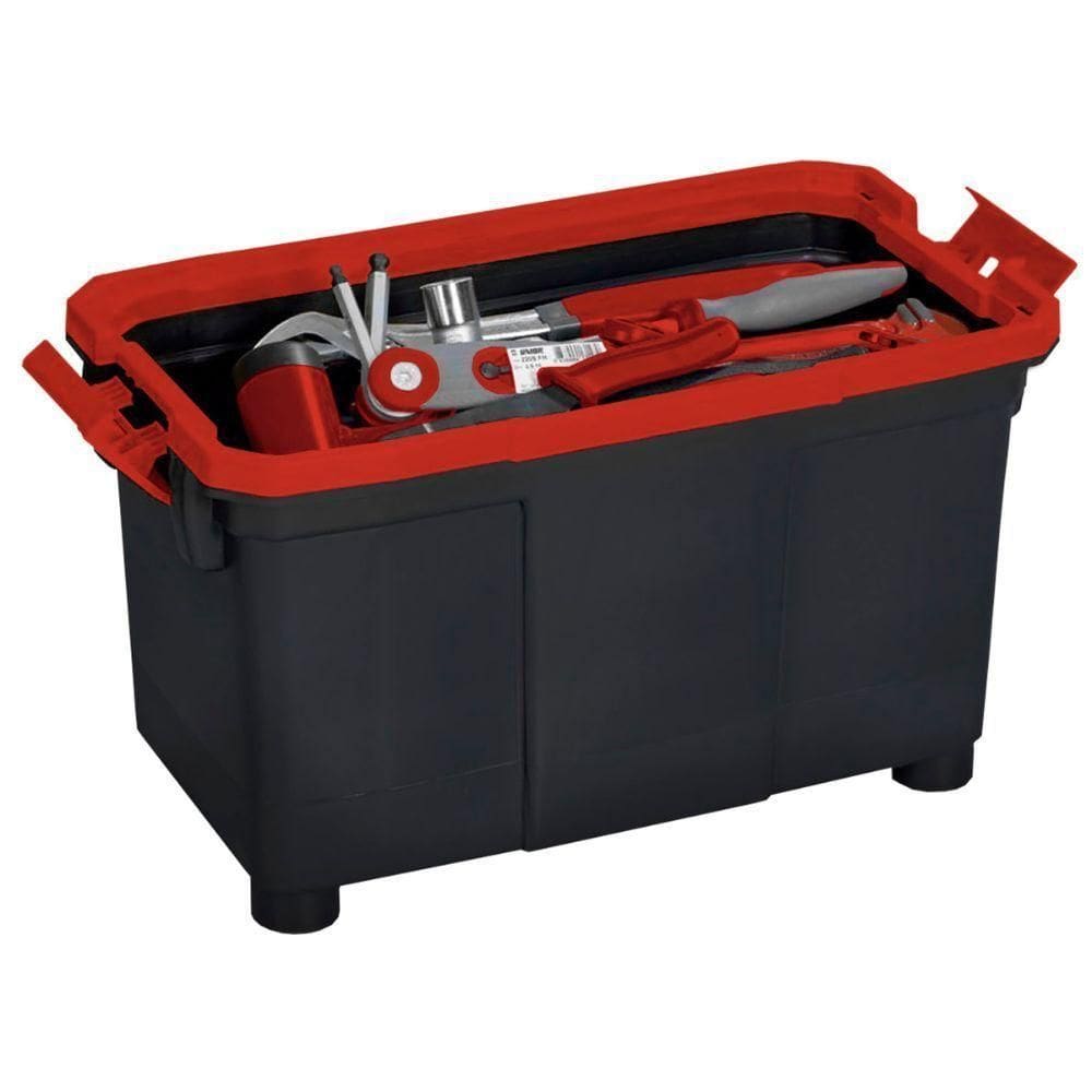 Caixa Plástica Para Ferramentas 18`` Com Rodas Worker