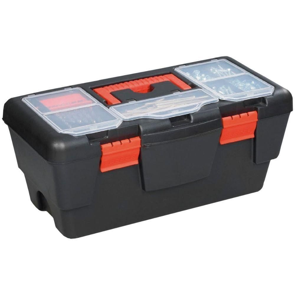 Caixa Plástica Para Ferramentas 19`` Com Bandeja Worker