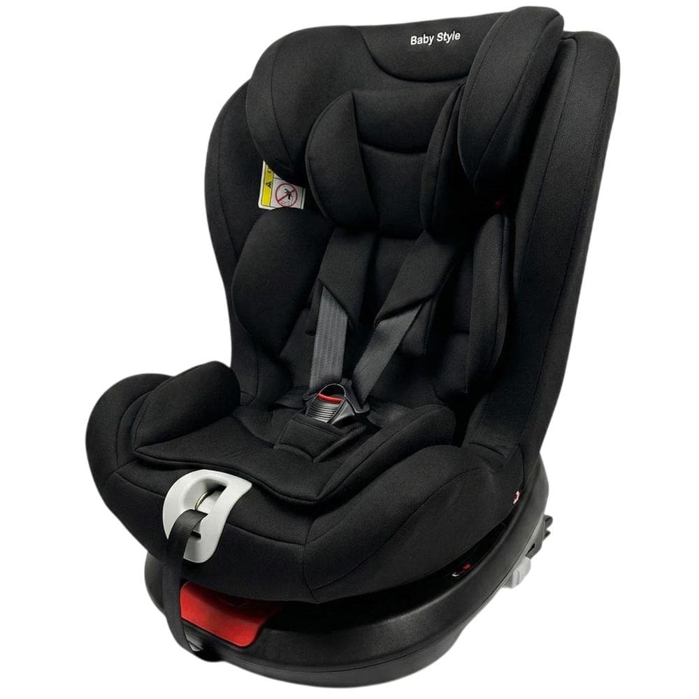 Cadeira Auto Bebê 0 A 36kg Isofix Rotação 360 Graus Preta Cadeirinha Carro Giratória Grupos 0 1 2 3 Tecido Confortável