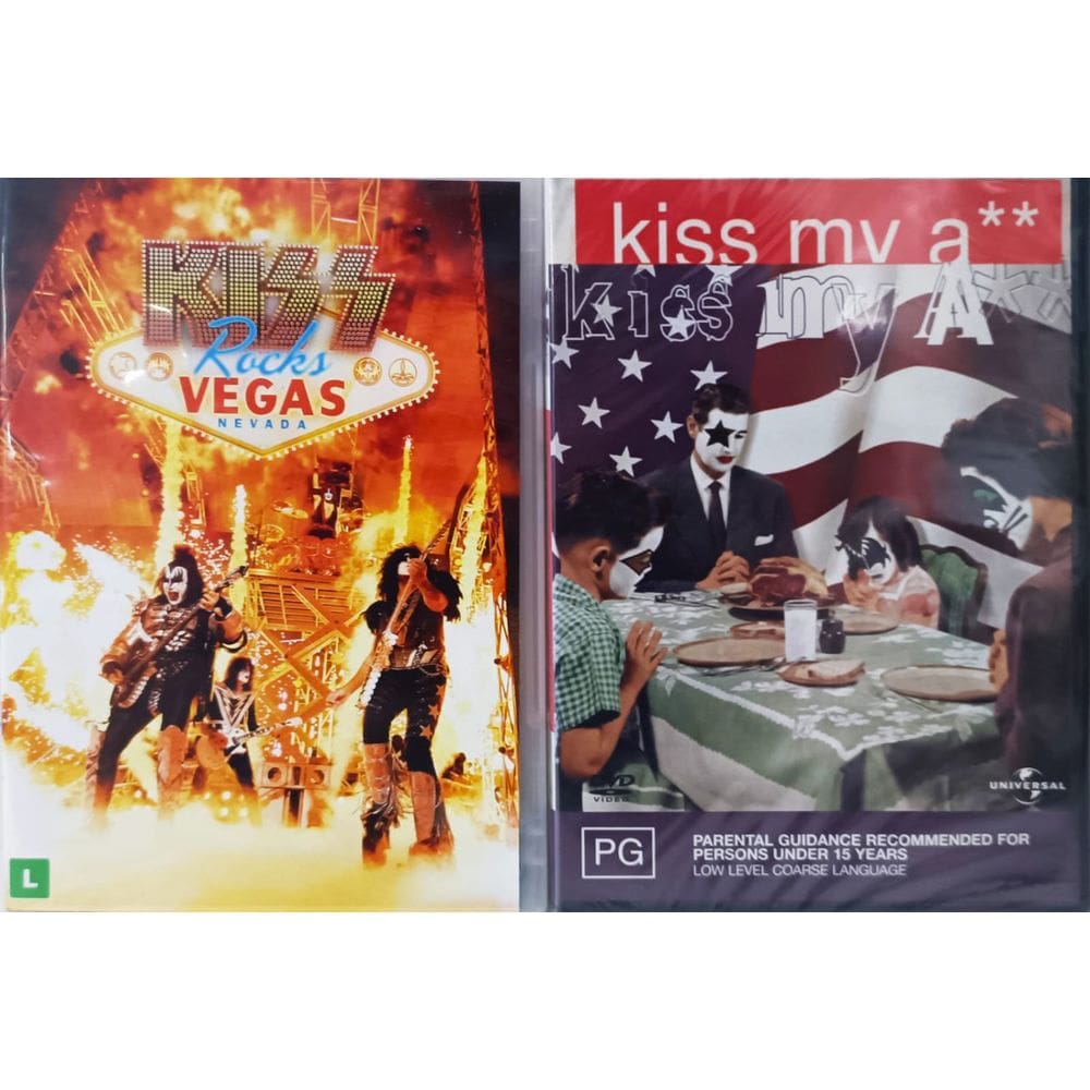 Kiss - Kiss Rocks Vegas +( Kiss My Importado) - 2 DVDS