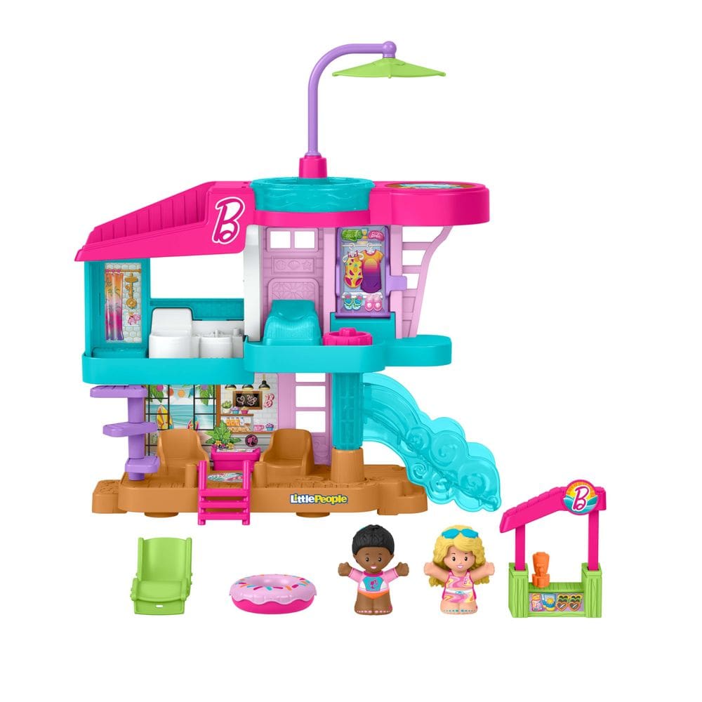 Playset Fisher Price Little People Casa de Playa Barbie
