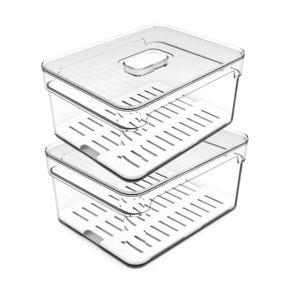 Organizador Geladeira 2,2L Clear Fresh - Transparente