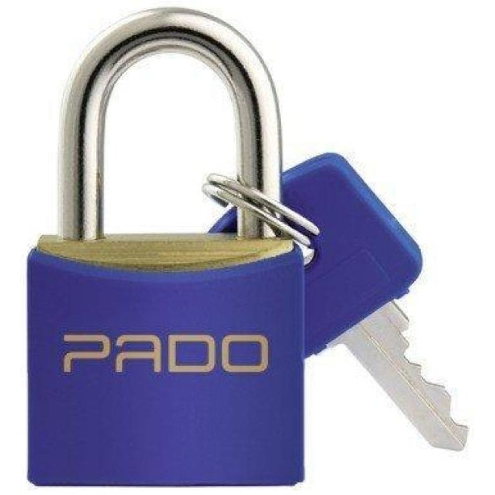 Cadeado De Latão 50Mm Azul - Pado