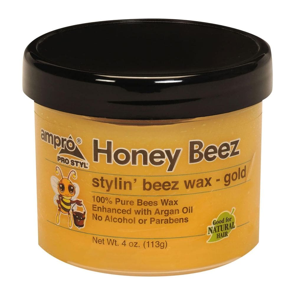 Cera para cabelo Ampro Pro Styl Beez Wax 120 ml com óleo de argão dourado