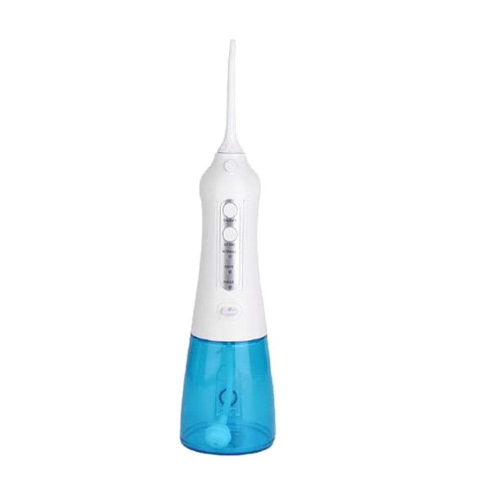 Irrigador Oral Floss-Ease Azul y Blanco de Alta Frecuencia