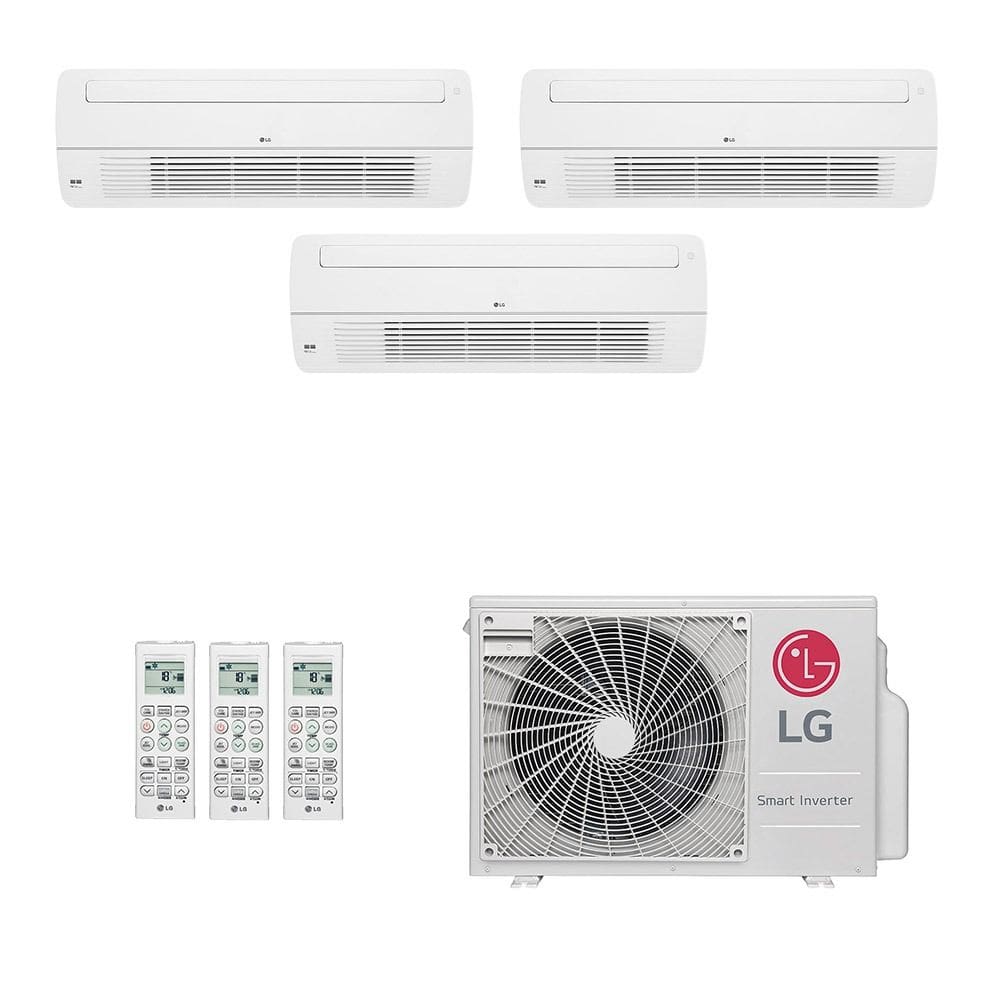 Ar-Condicionado Multi Split Inverter LG 24.000 (1x Evap Cassete 1 Via 7.000 + 2x Evap Cassete 1 Via 9.000) Só Frio 220V