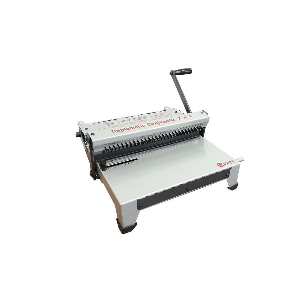 Encadernadora Conjugada de Duplo Anel (wire-o) Lassane 2x1