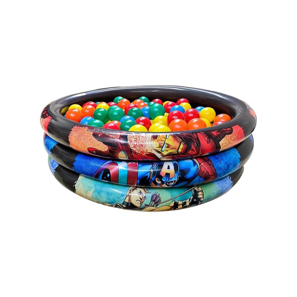 Piscina Infantil Inflável 100L Vingadores + 50 Bolinhas