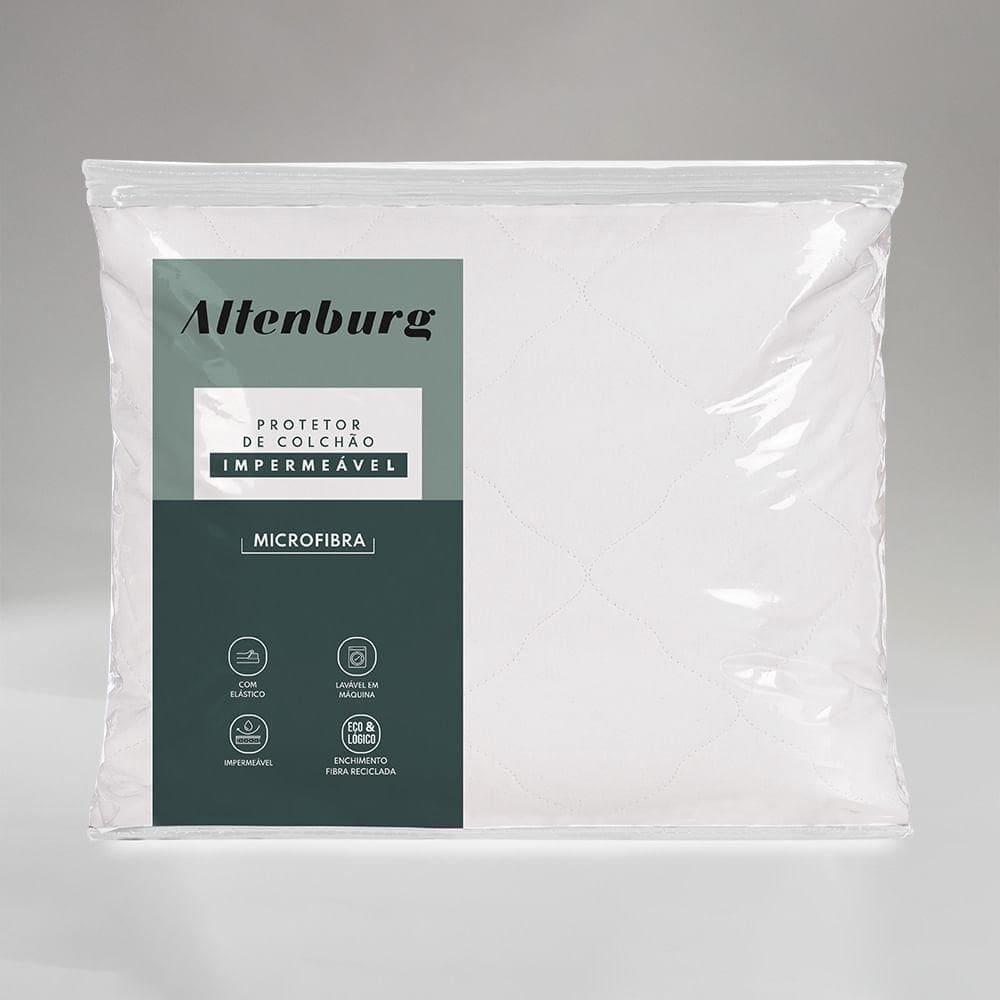 Protetor de Colchão Impermeável Solteiro King Altenburg  Misto