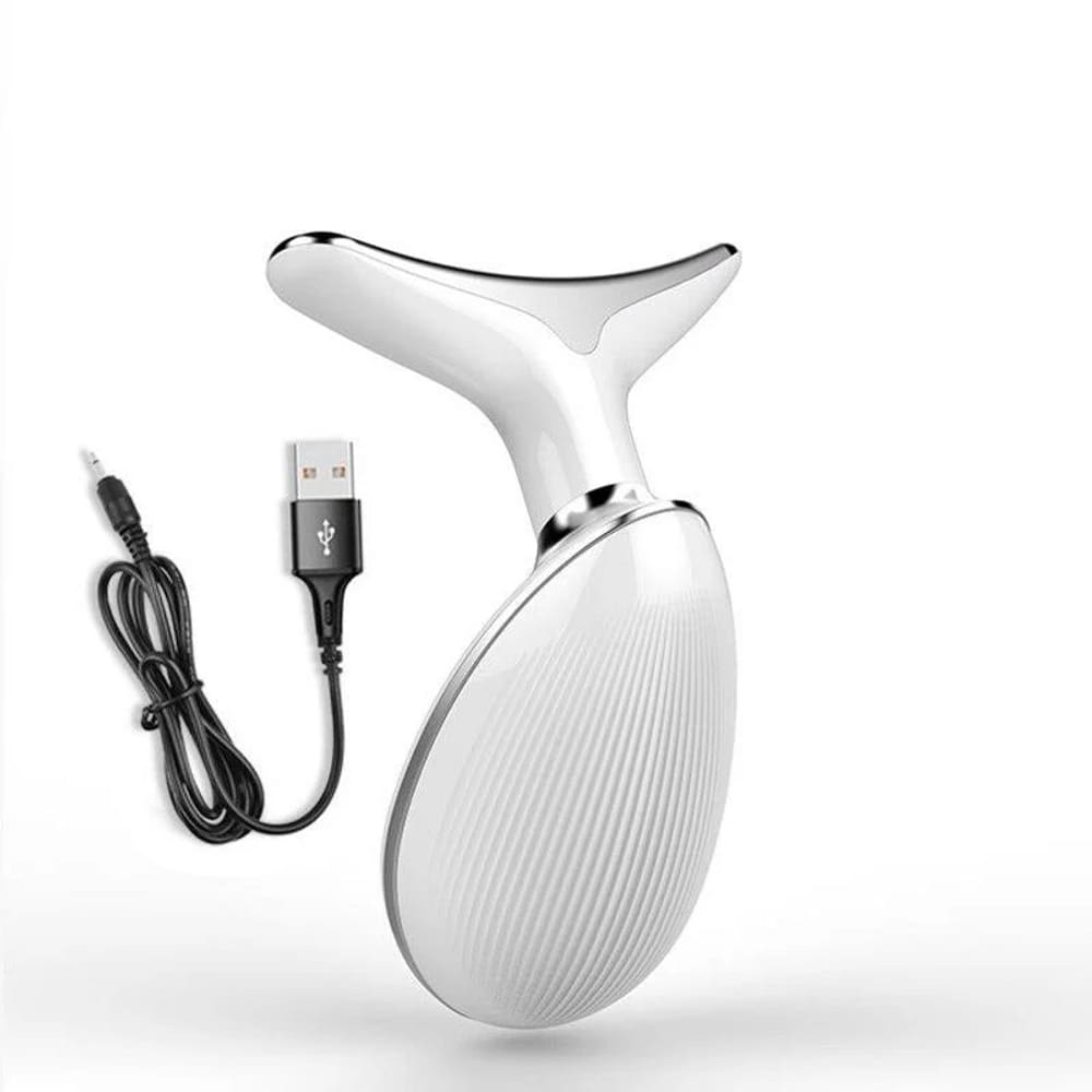 Massageador facial de pescoço LED Photon Skin Tighten 3 cores