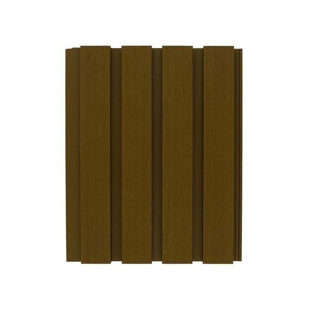 Painel Ripado Externo em Placa 21,9x290cm 12,7m² Wpc Teak A