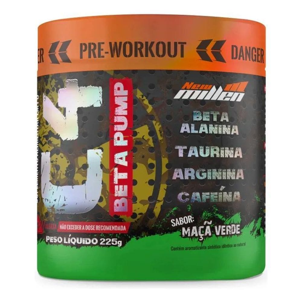 2X Pré Treino C4 Beta Pump 225G New Millen  Top  -