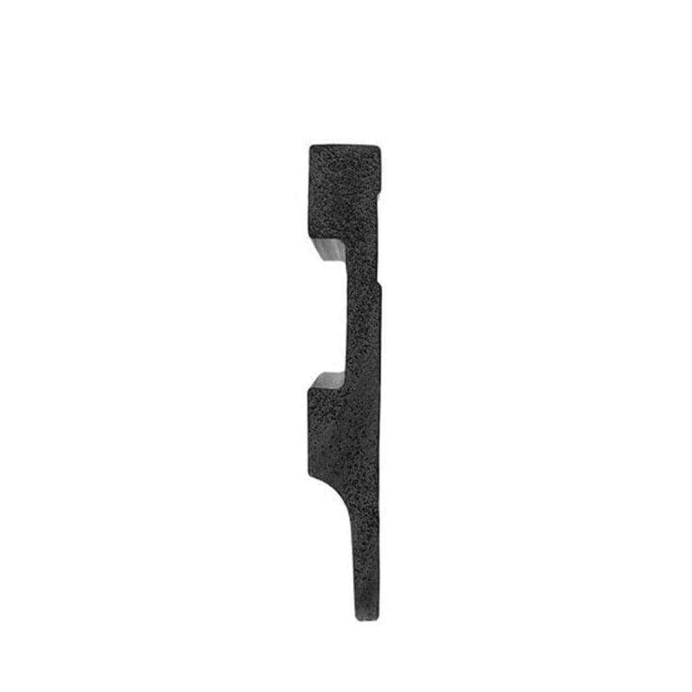 Kit 12 Metros Lineares Rodapé Frisado 7cm em Poliestireno Floort Preto