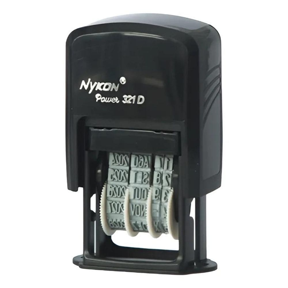 2X Carimbo Datador Automático Nykon 321D 4X22Mm Auto Entint