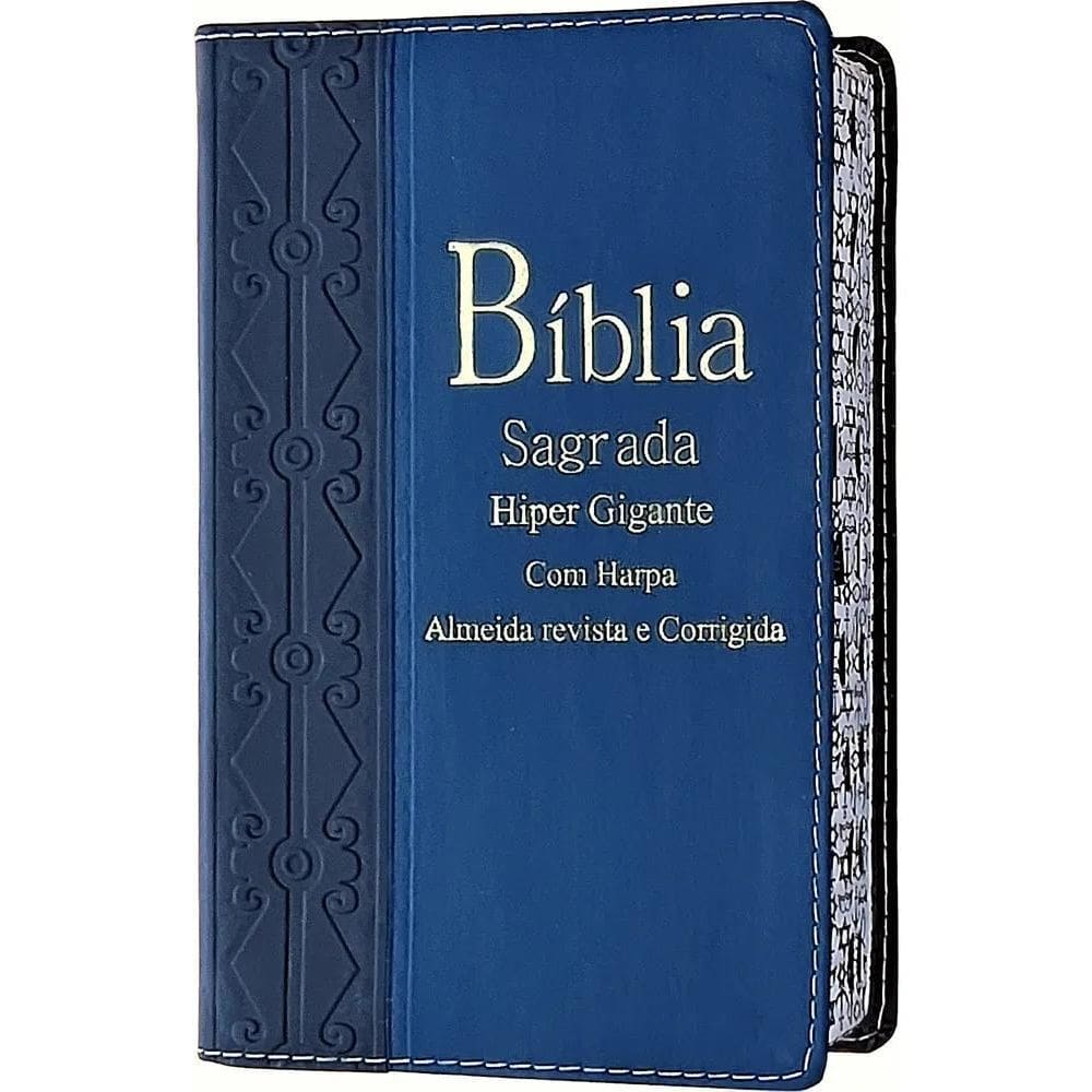 2X Bíblia Com Harpa Feminina/Masculina Hipergigante Grande 2