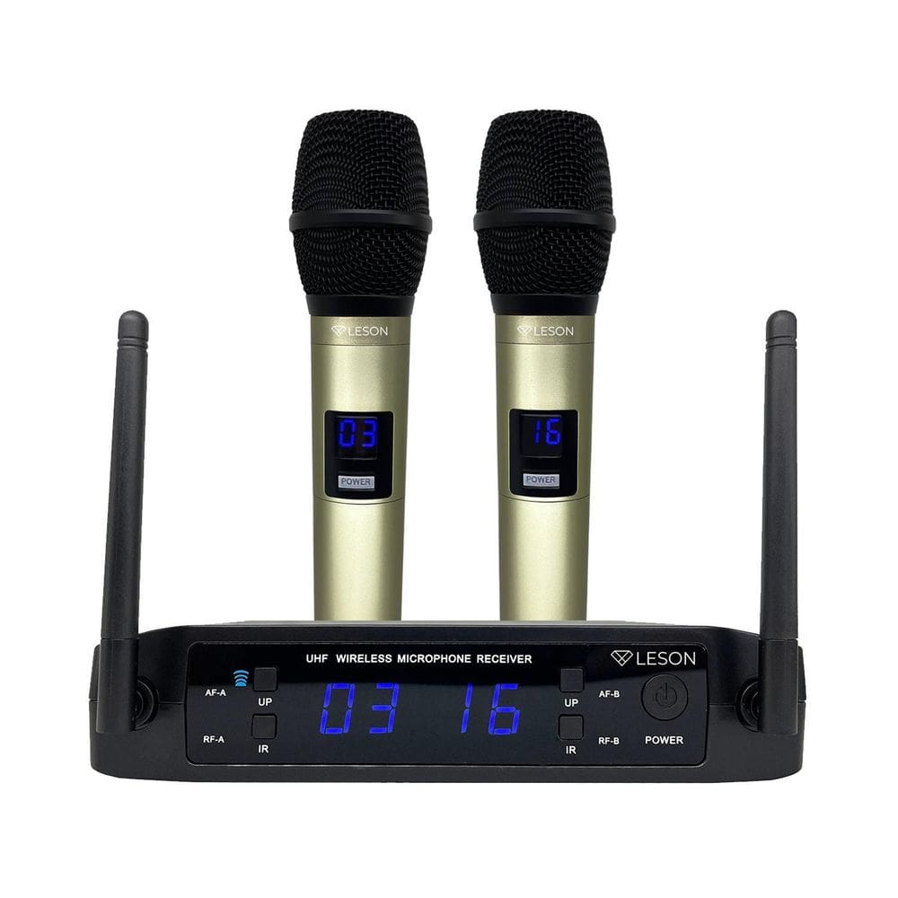 Microfone De Mão Leson Ls916 Base Multicanais