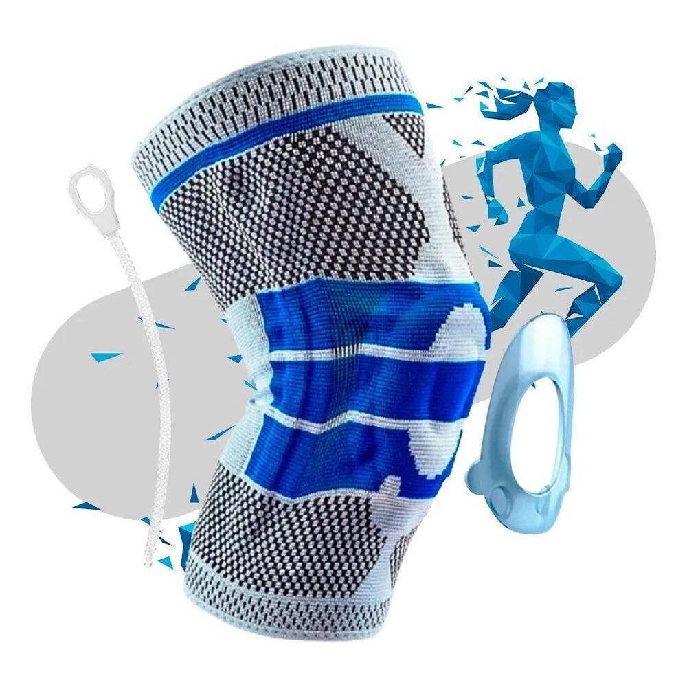 2X Joelheira De Compressão Anel Silicone E Fio Aço Flexíve