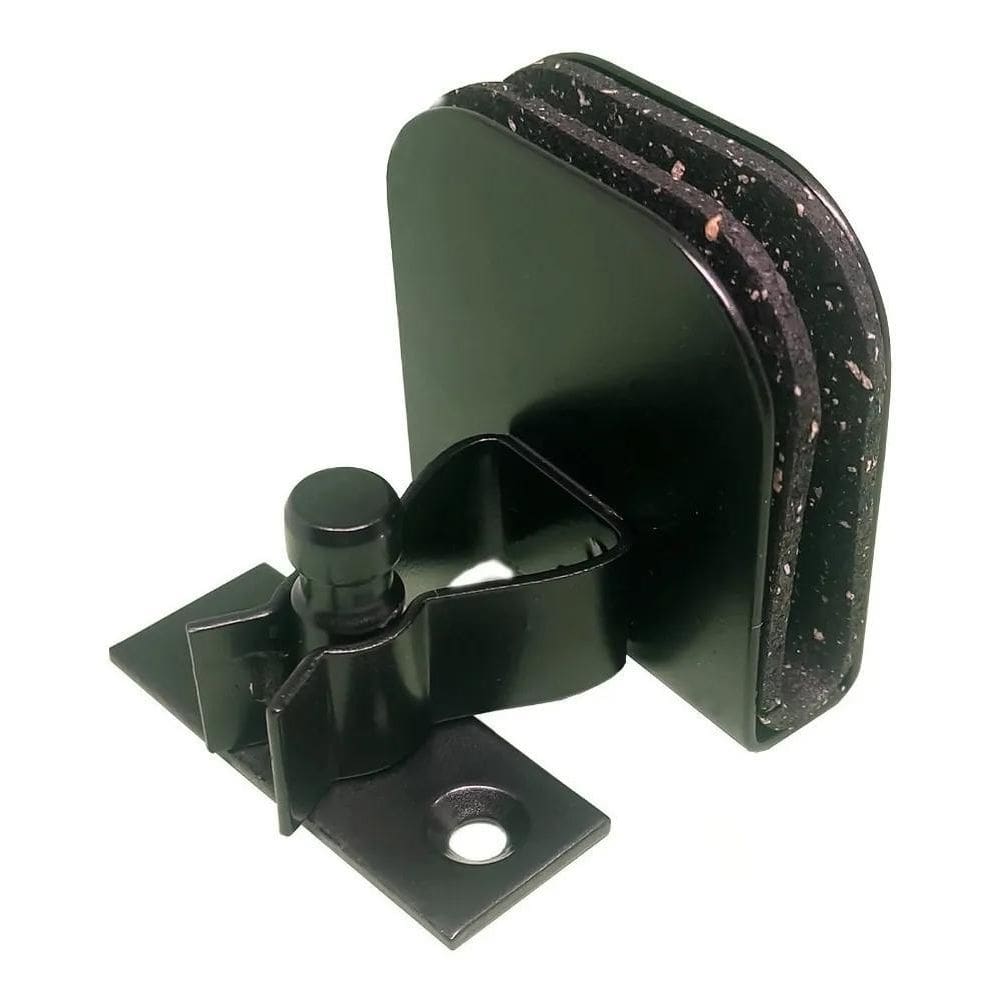 2X Prendedor Fixador Trava Porta Blindex De Vidro 8 E 10Mm