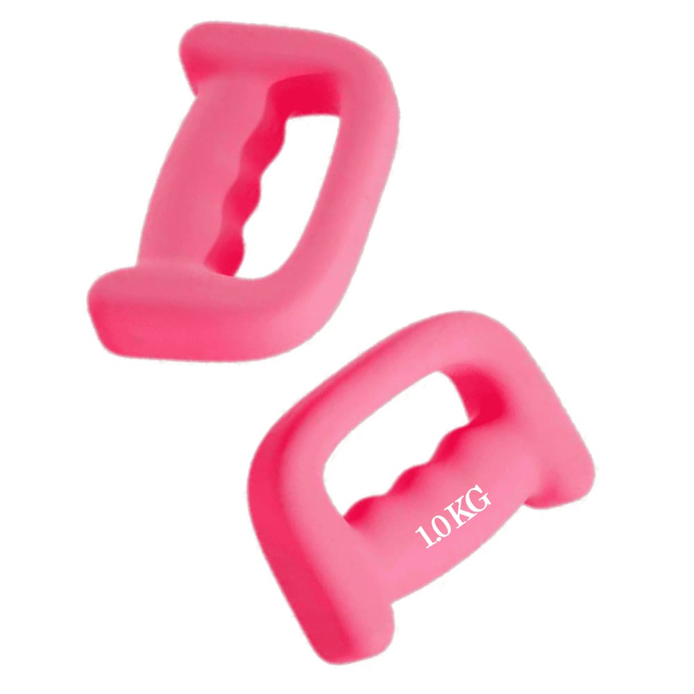 Dumbells Boxing De 1kg Peso Mao Revestido Musculacao Academia Fisoterapia Pilates Treino Fitness Exercicio Fisico