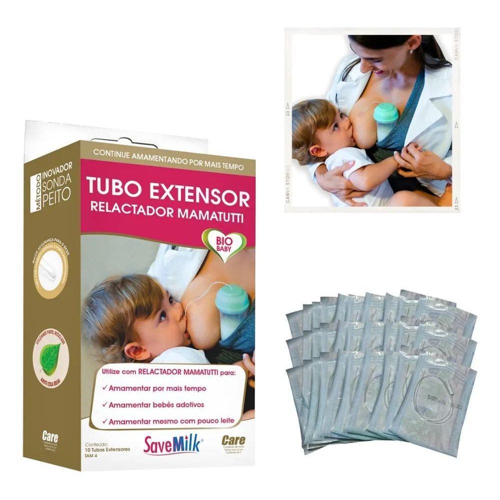 2X 30 Sondas Tubo Extensor Para Relactação E Suplementação C