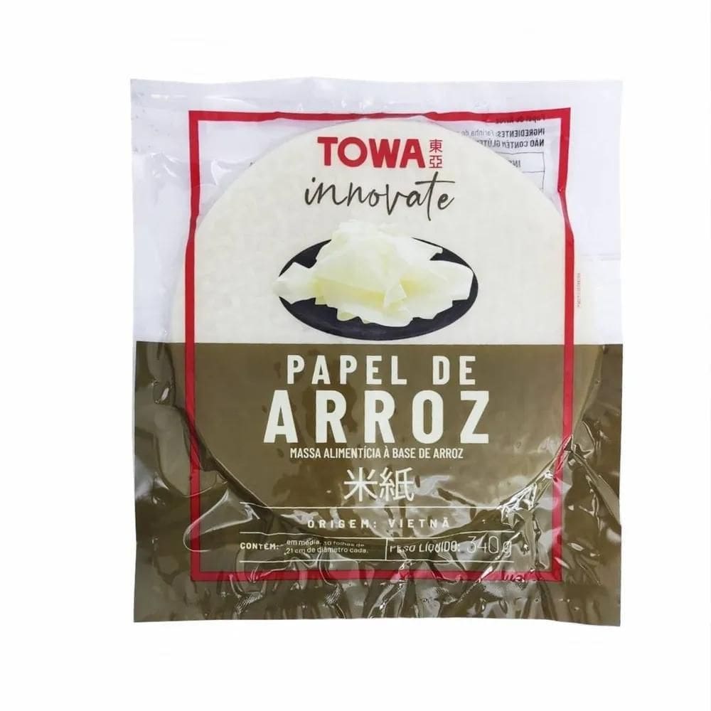 2X Papel De Arroz Tailandes Redondo 340G Towa