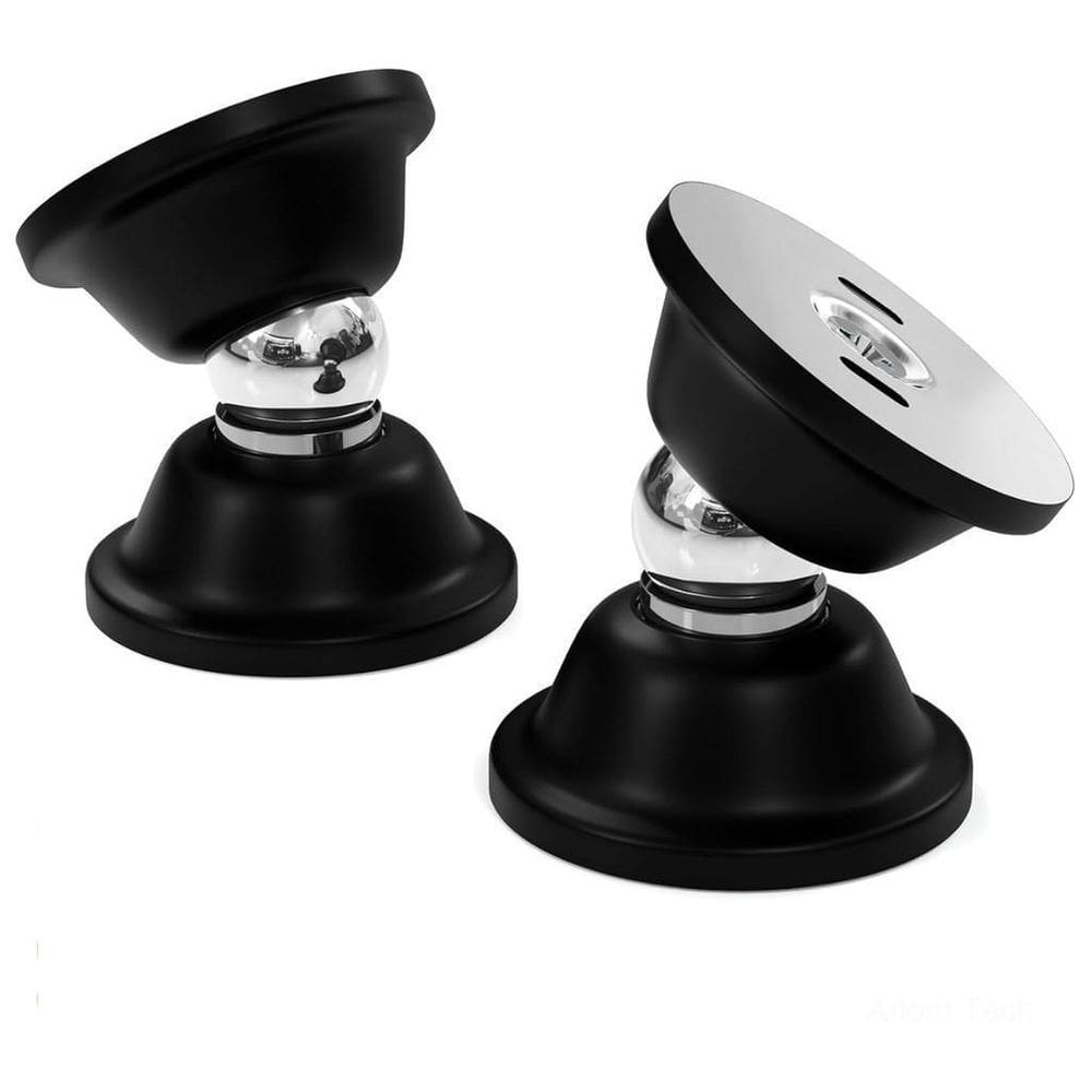 Prendedor Trava De Porta Magnético Com Mola Preto Compacto