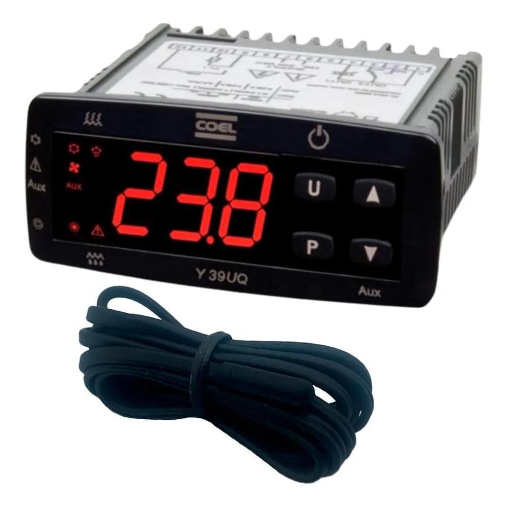 2X Controlador Digital Coel Y39Uq Chocadeira C/Sensor