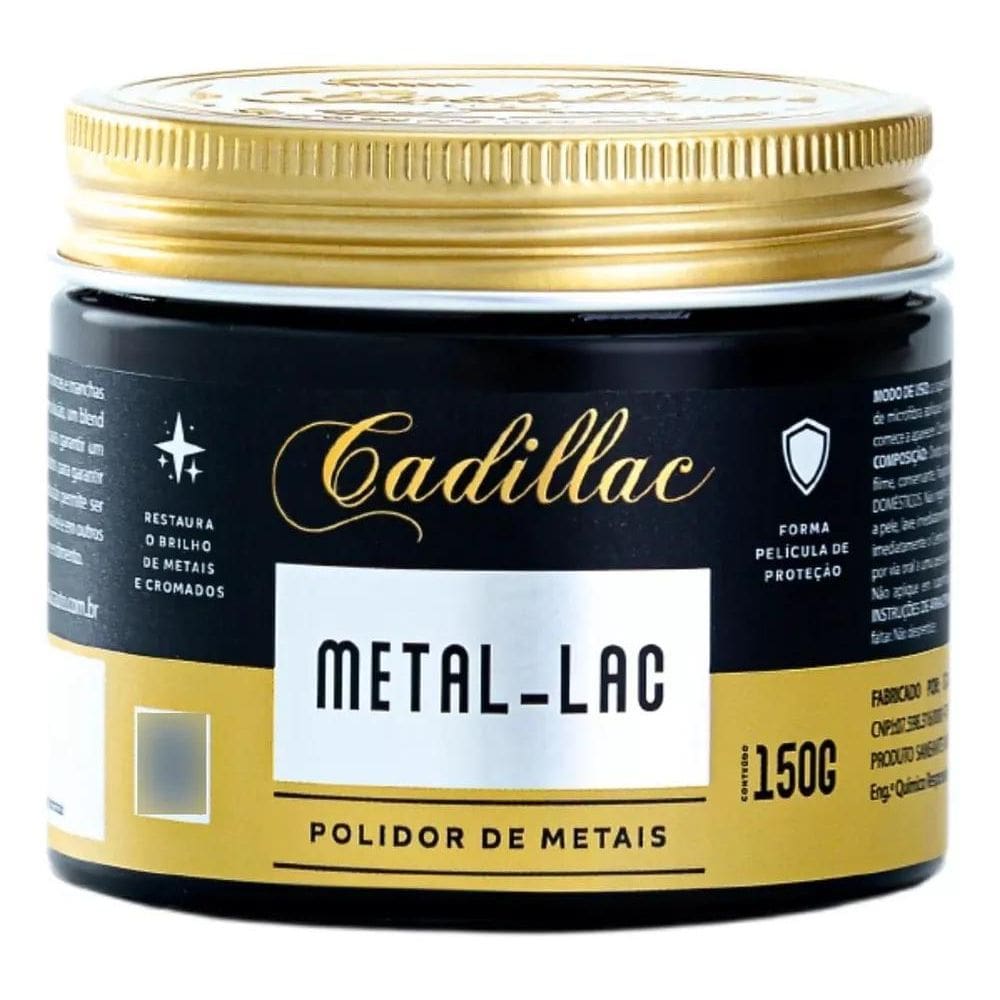 2X Polidor De Metais Cromados Metal-Lac 150G Cadillac