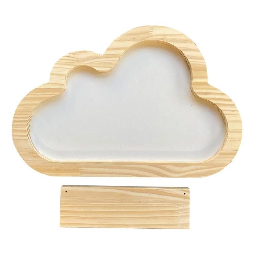 MP - 2X Nuvem Porta Maternidade Madeira Pinus