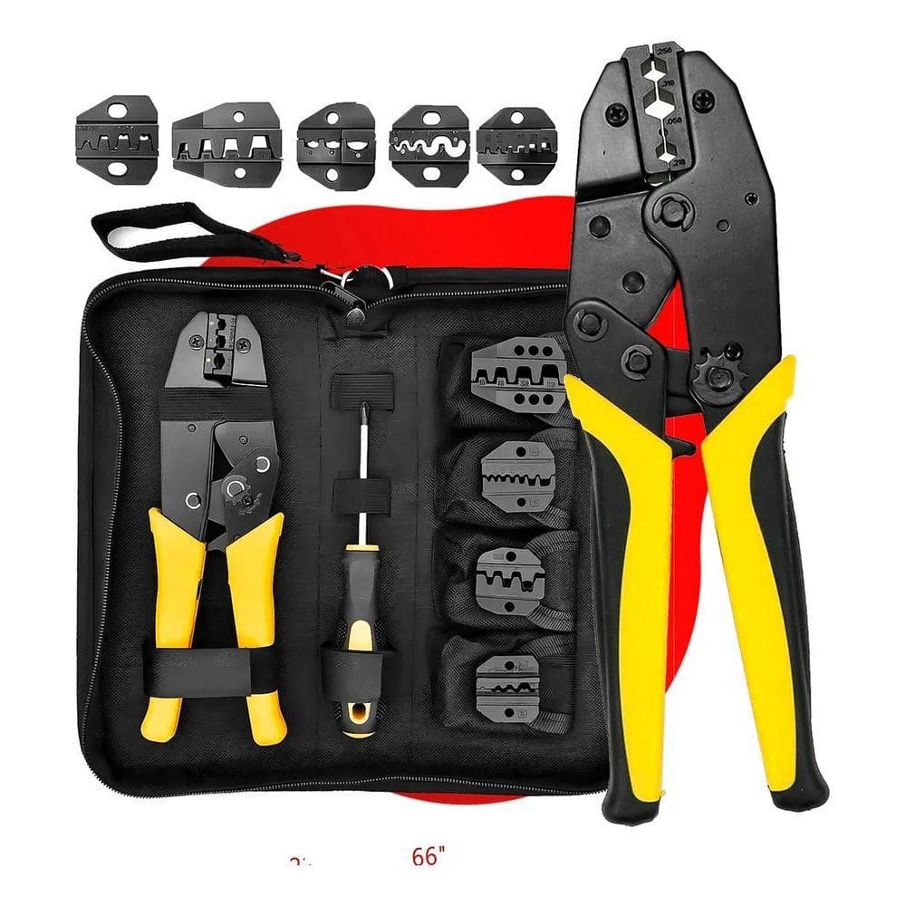 2X Alicate De Crimpar Prensa Terminal 8 Em 1 Multifuncional