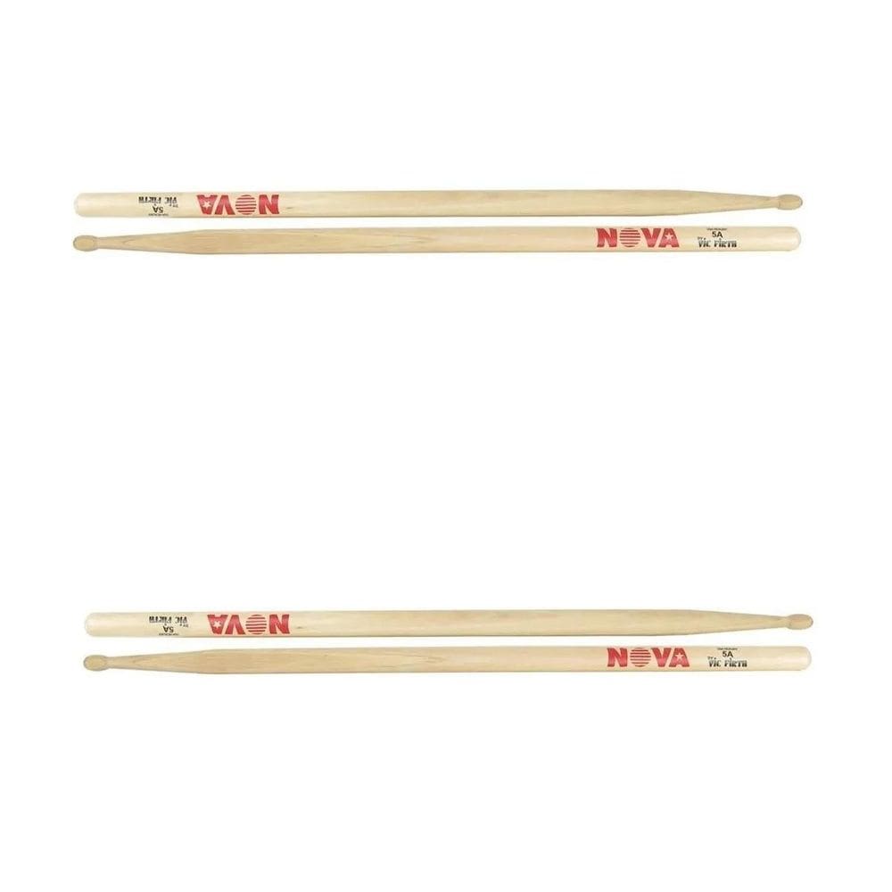 Kit 2 Pares Baquetas Nova 5A Mad Vic Firth Cod6092