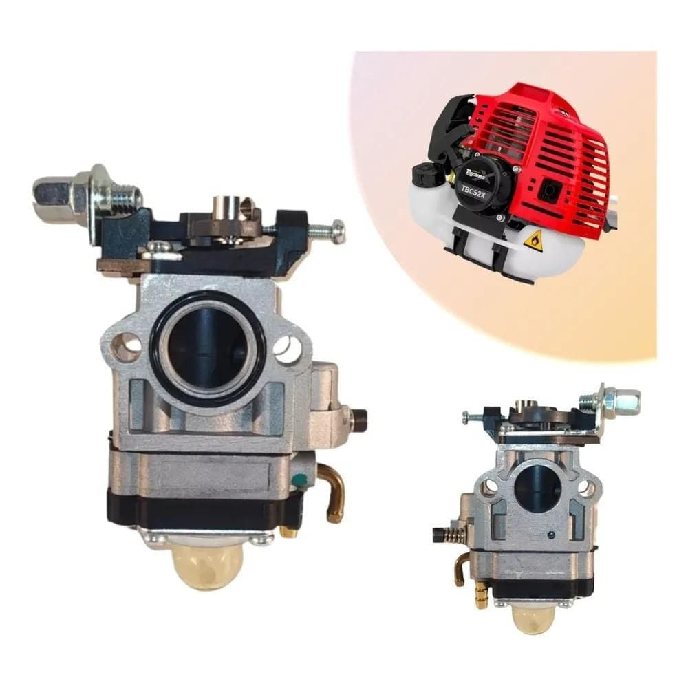 2X Carburador Roçadeira Compatível Toyama Kawashima 43Cc 52