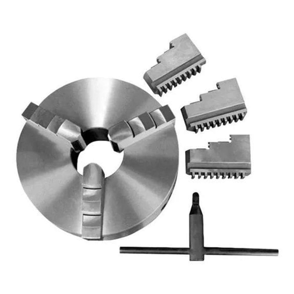 2X Placa Para Torno Com 3 Castanhas Universais K11 125Mm Roc