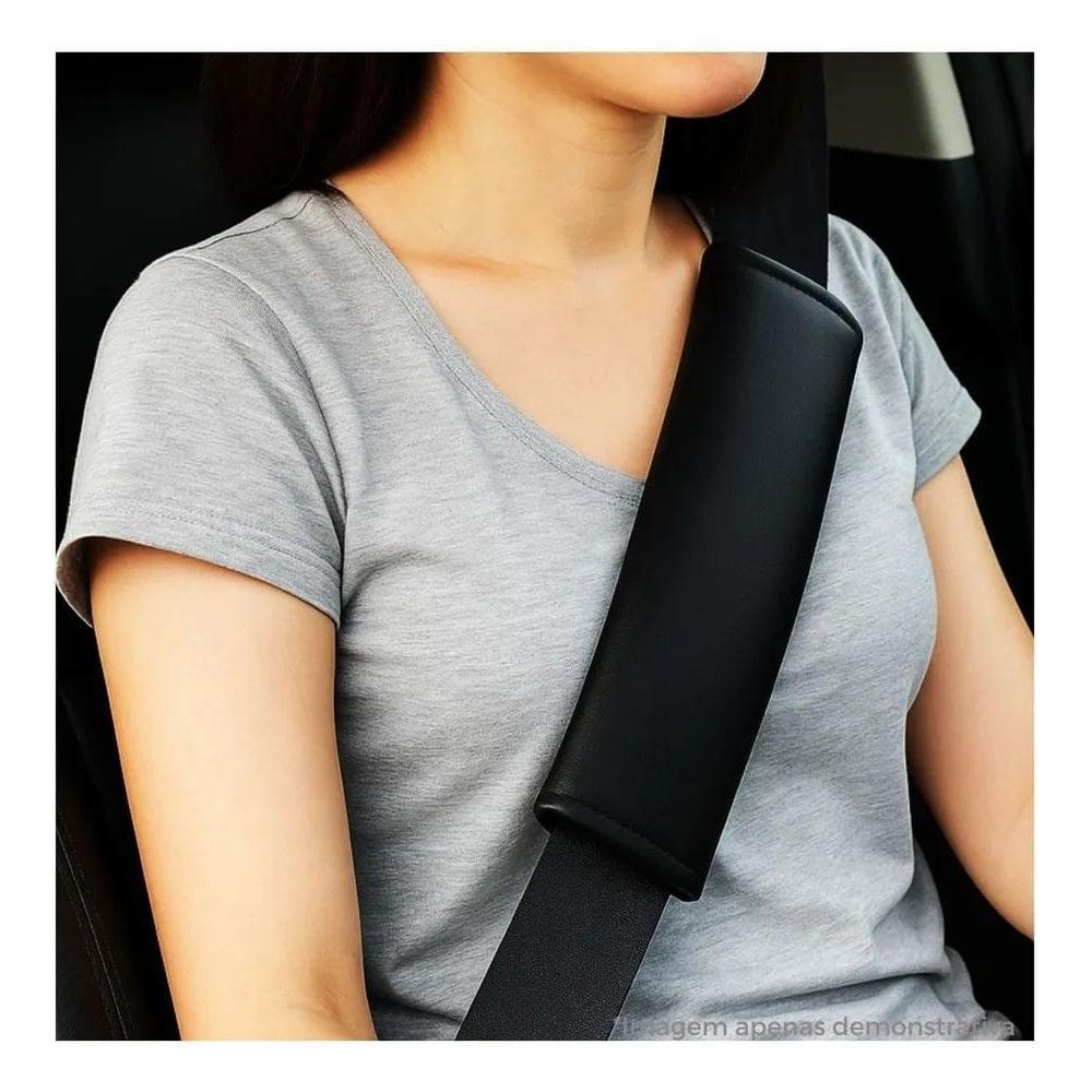 2X Kit 4 Capas Almofada Proteção Cinto De Segurança Universa