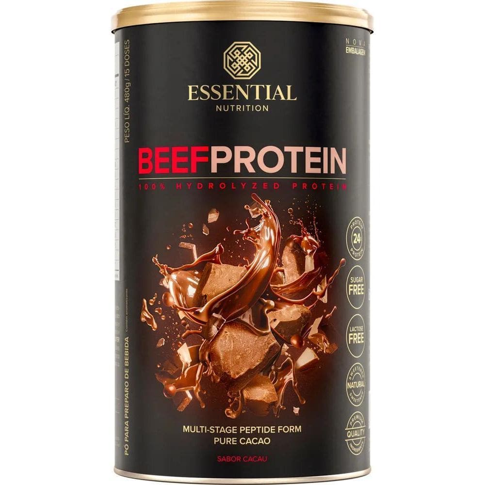 2X Beef Protein 480G - Essential Nutrition - Proteína Da Car
