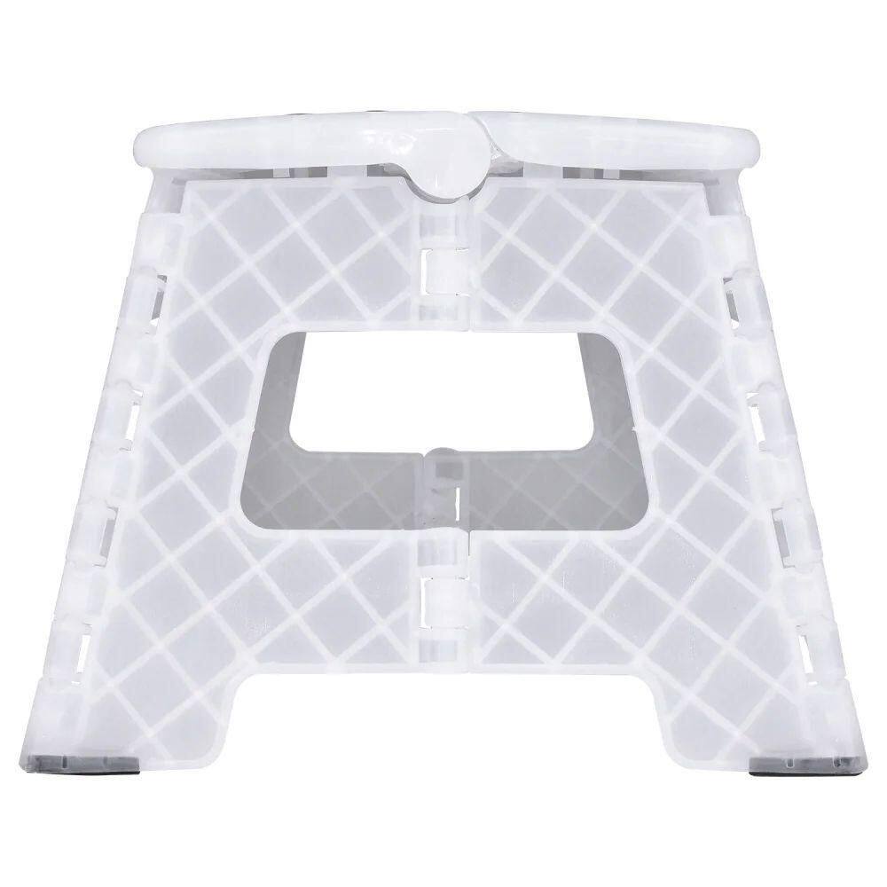 Banqueta Plástica Dobrável Branca 22cm Kala