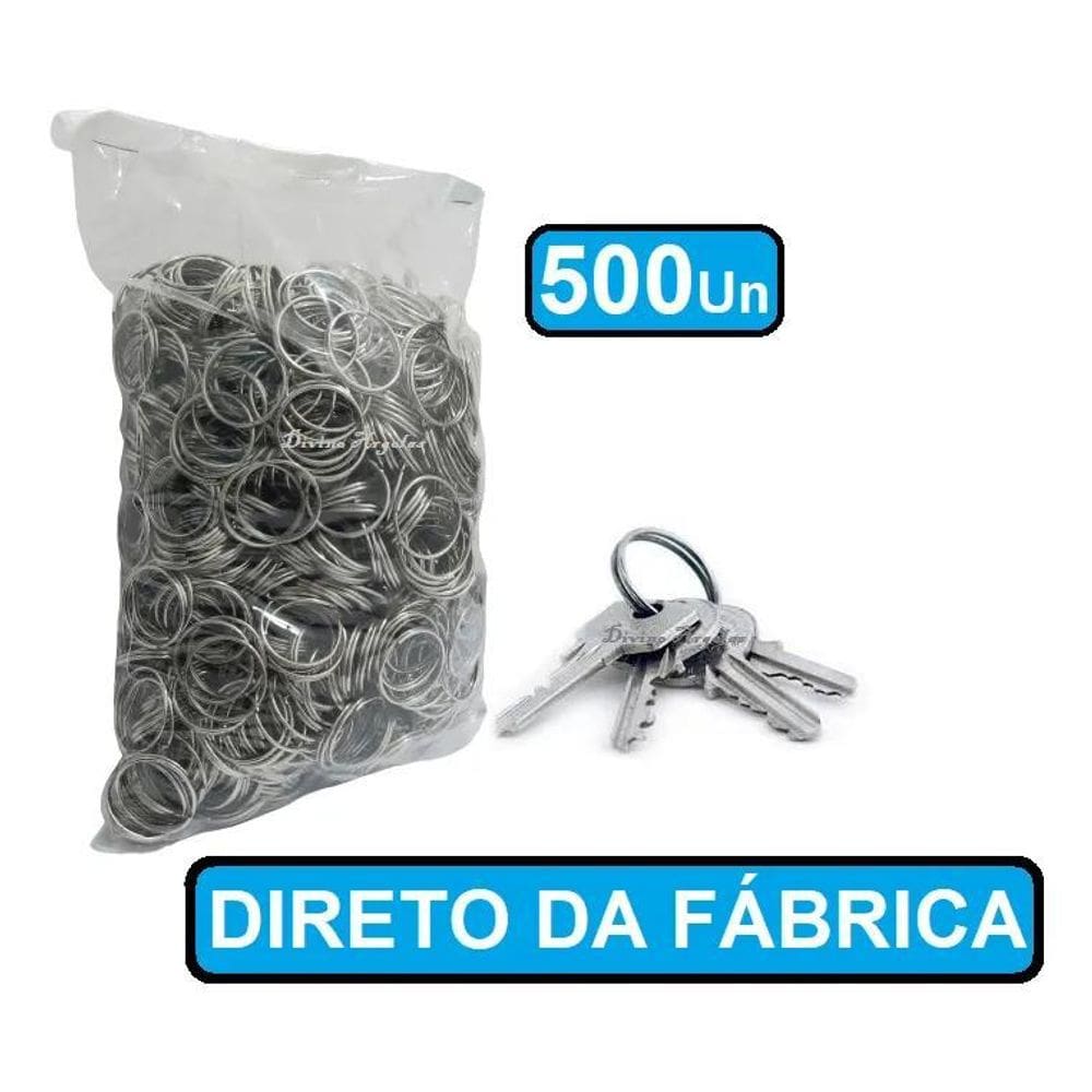 500 Argola De Chaveiro Ou Chave - 22Mm Menor Preço