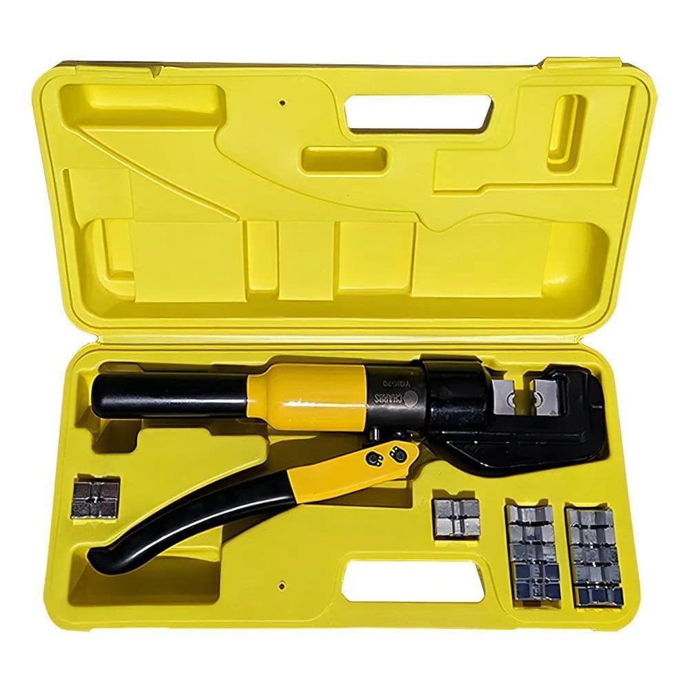 2X Alicate Hidráulico Prensa Crimpa Terminal 4 A 70Mm Charbs