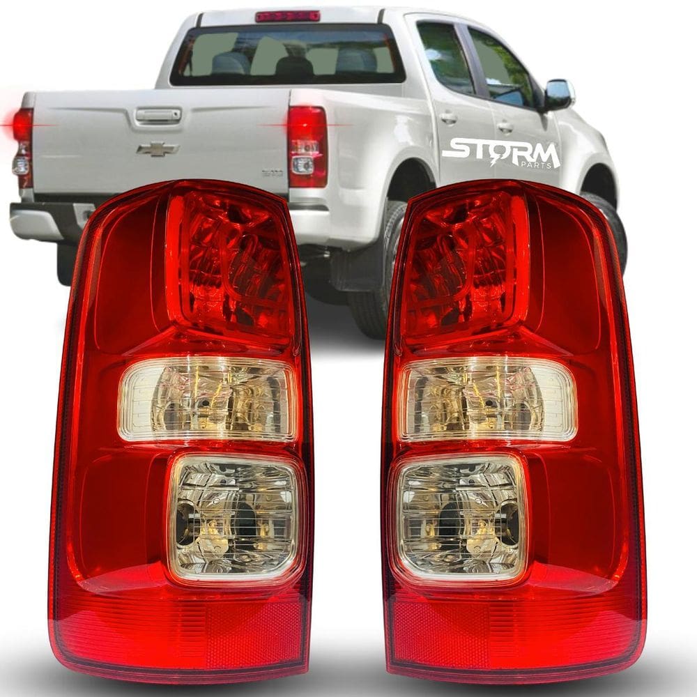 Par Lanterna Farol De Freio Chevrolet S10 Ls Ano 2012 A 2017