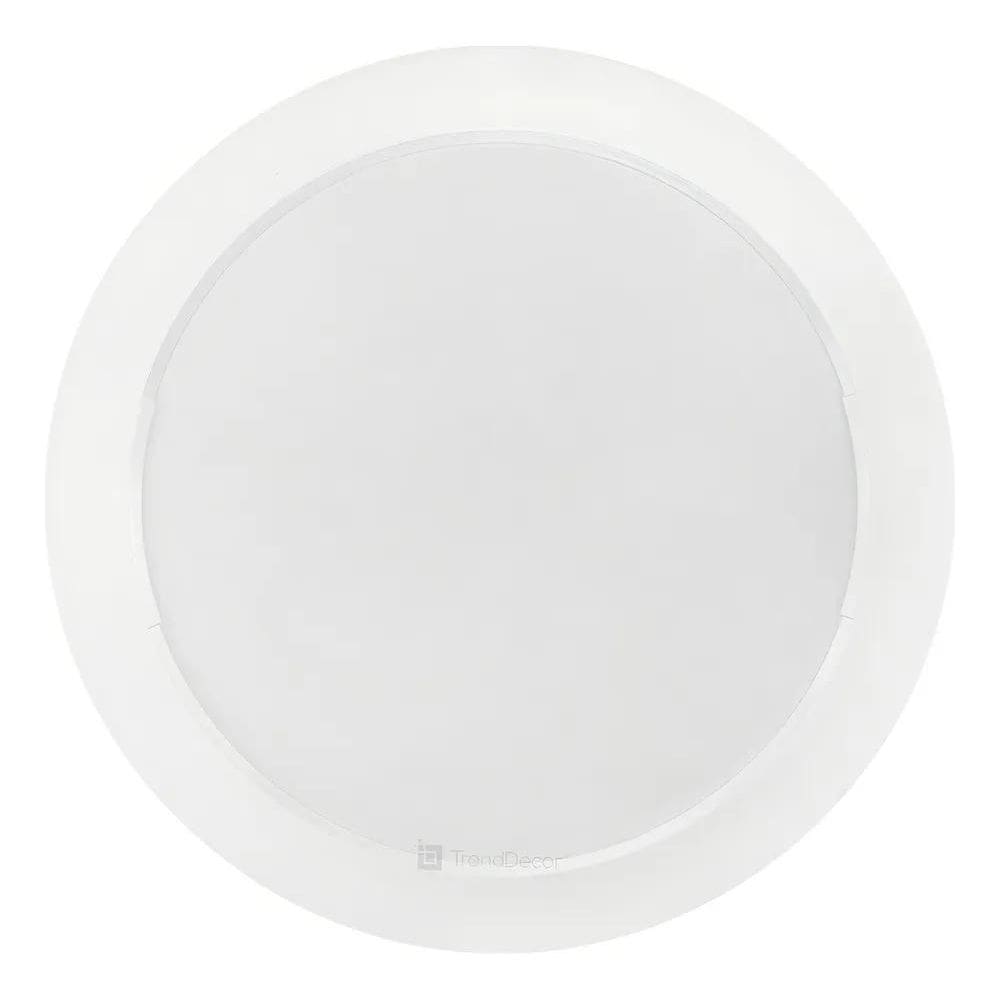 2X Painel De Led Plafon Sobrepor Redondo Lys 18W Luz Quent