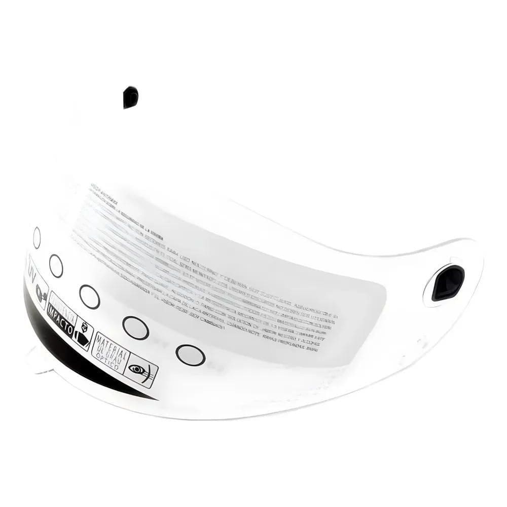 2X Viseira Cristal Transp Spike  Peels Anti Risco Fu