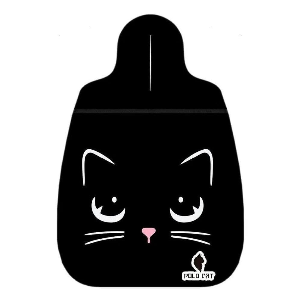 2X Lixeira Lixinho De Carro Organizador Gato Preto