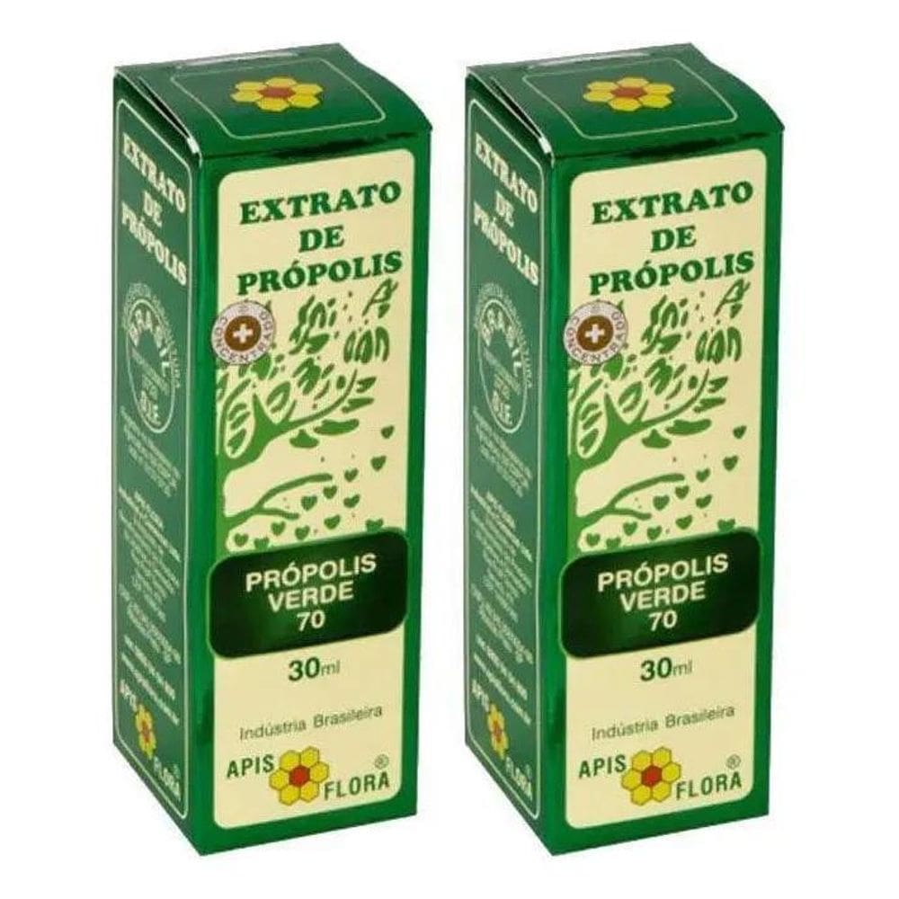 2X Extrato De Própolis Verde 70 Apis Flora 2Un