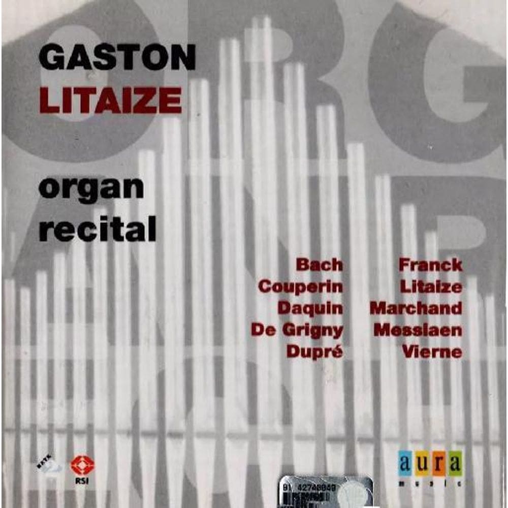 Gaston Litaize - Organ Recital - Cd