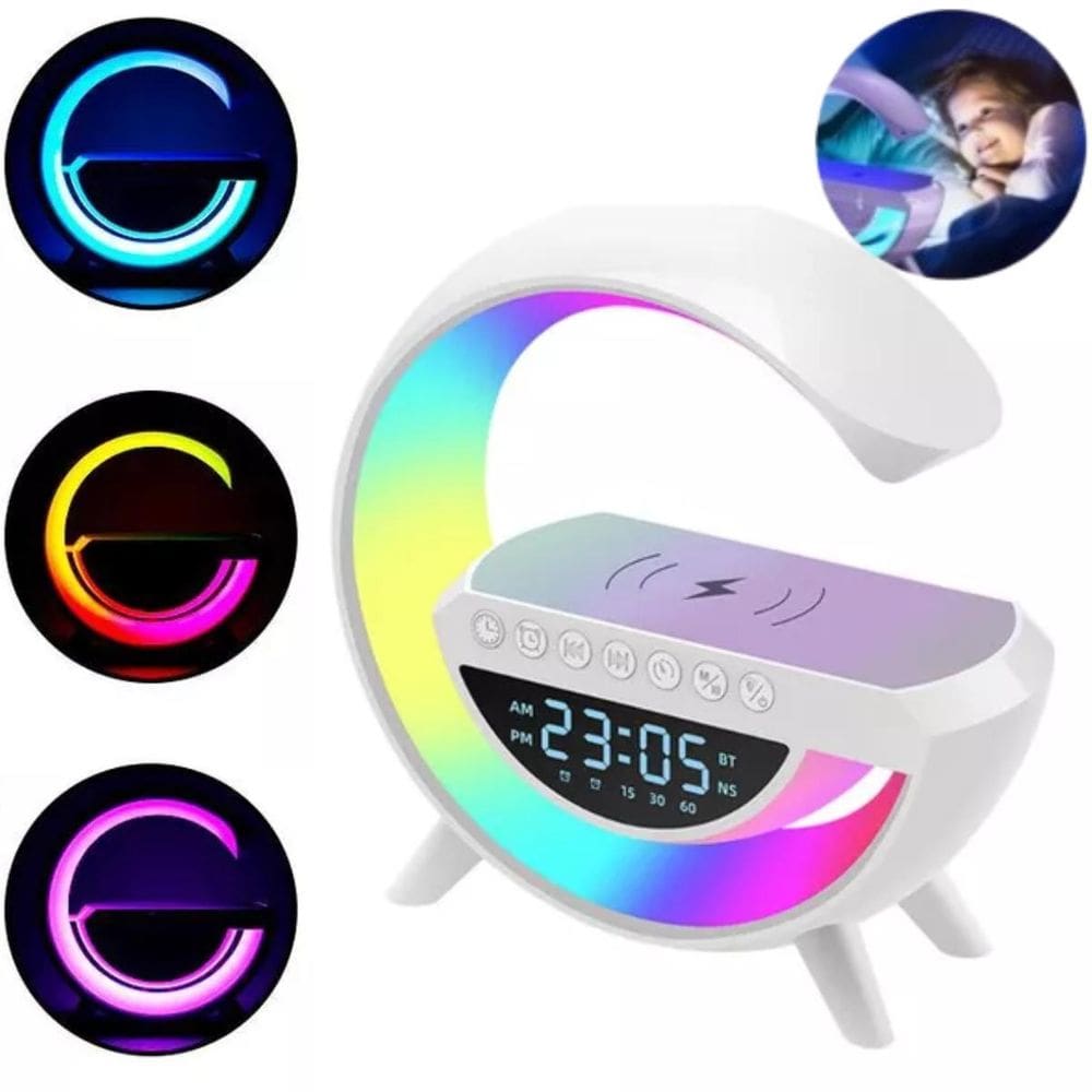 G Speaker: Luminária Carregador Indução -