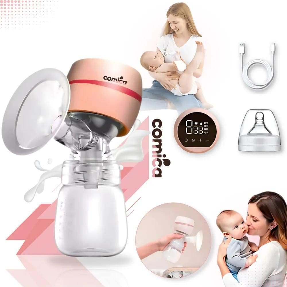 2X Bomba De Tirar Leite Materno Comica Portátil Mamadeira Ex