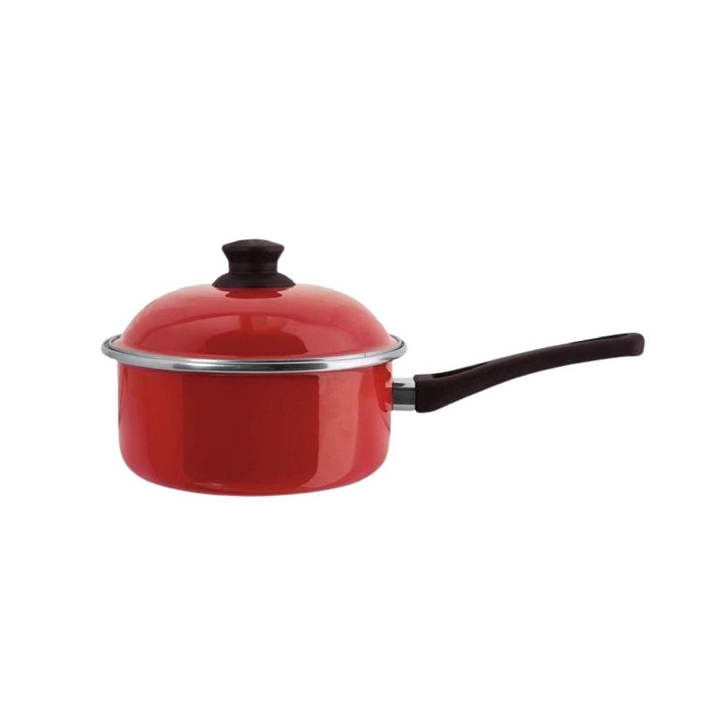 Panela Esmaltada Ágata 18 1,3L Com Tampa Ewel