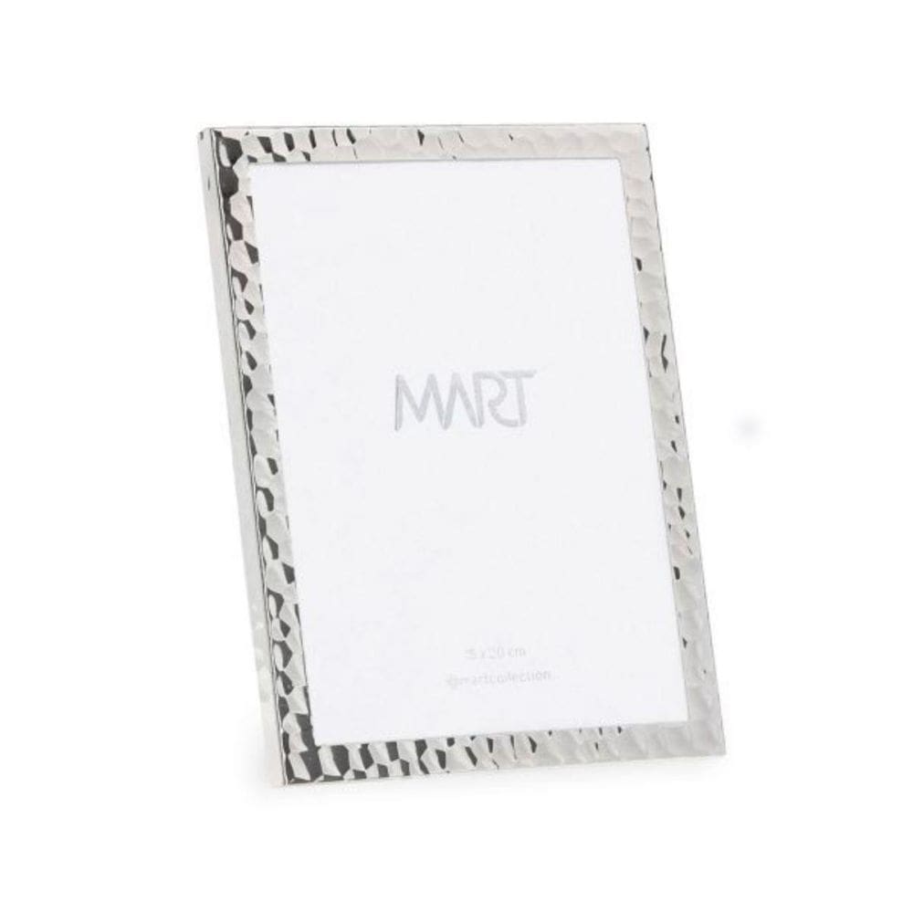 Porta Retrato 15X20Cm Em Metal Prata 19286 Mart